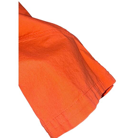 Patagonia Common Threads Orange Capri Pants Ripstop Spell Out Hiking Women's - Picture 6 of 9